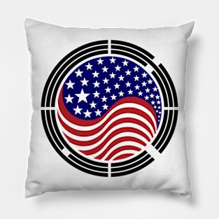 Korean American Multinational Patriot Flag Pillow