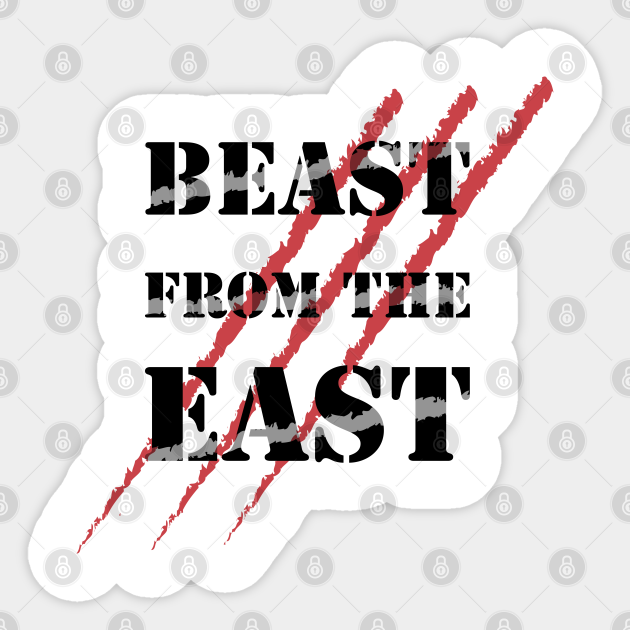 Beast From The East Beast From The East Sticker Teepublic Beast From The East Beast From The East Sticker Teepublic