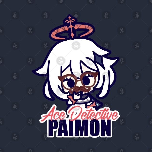 paimon (ace detective) | (fan-art by smoomaru) by smoomaru