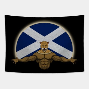 Cheetah Scotland Tapestry