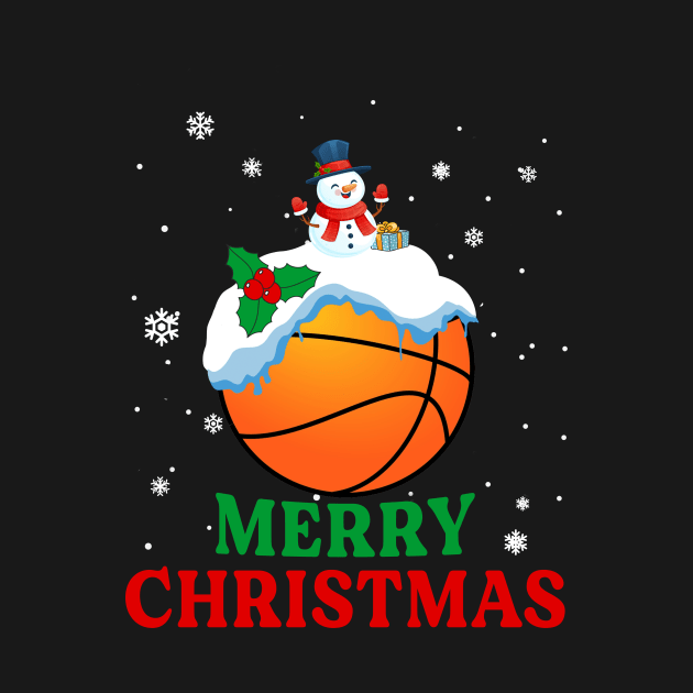 Merry Christmas Basketball Xmas Gift by Dunnhlpp