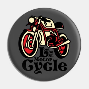 low dust motorcycle Pin