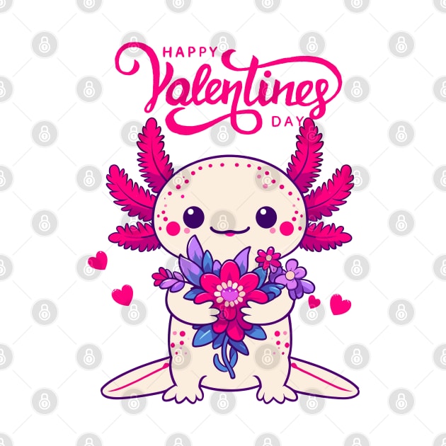 Axolotl Valentine by JessArty