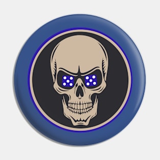 Shooter Skull Pin