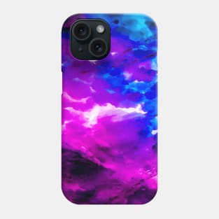 Neon Purple Blue Fizzies Phone Case