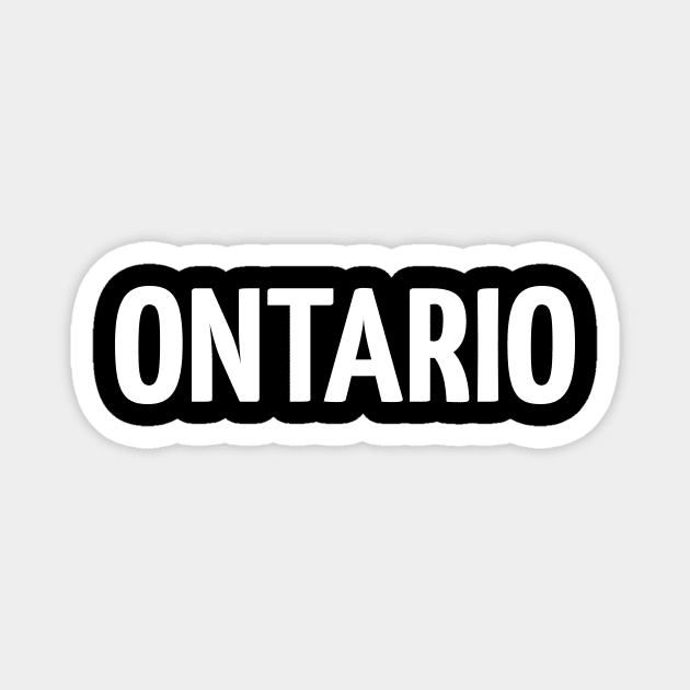 Ontario Magnet by ProjectX23Red