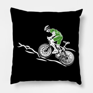 Mountain Bike T-Shirt - MTB Downhill Biking Shirt Gift Pillow