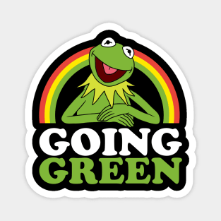 Muppets Kermit The Frog - Going Green Magnet