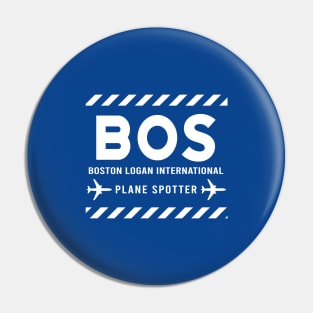 BOS Plane Spotter | Gift Pin