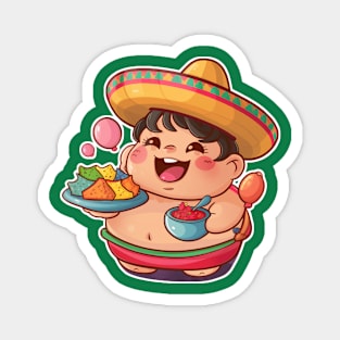 Let's Fiesta Kawaii Chips & Salsa Magnet