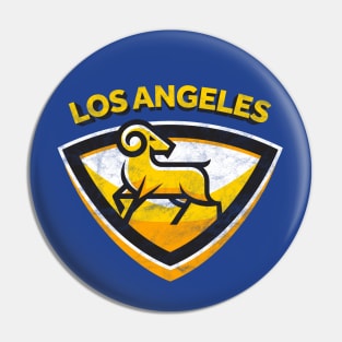 Cool Modern Los Angeles team Party Tailgate Sunday Football Pin