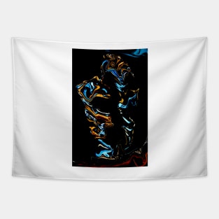 BLUE AND BLACK Tapestry