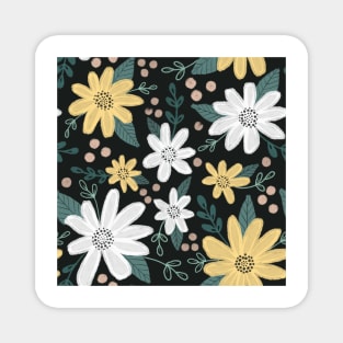 Spring Daisy Print Magnet