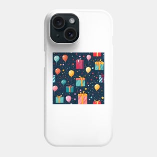 Happy Birthday Party Celebration Pattern 12 Phone Case