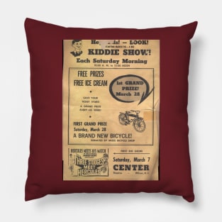 Center Theater Kiddie Matinee Flyer Pillow