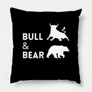 THE BULL & BEAR artwork1 Pillow