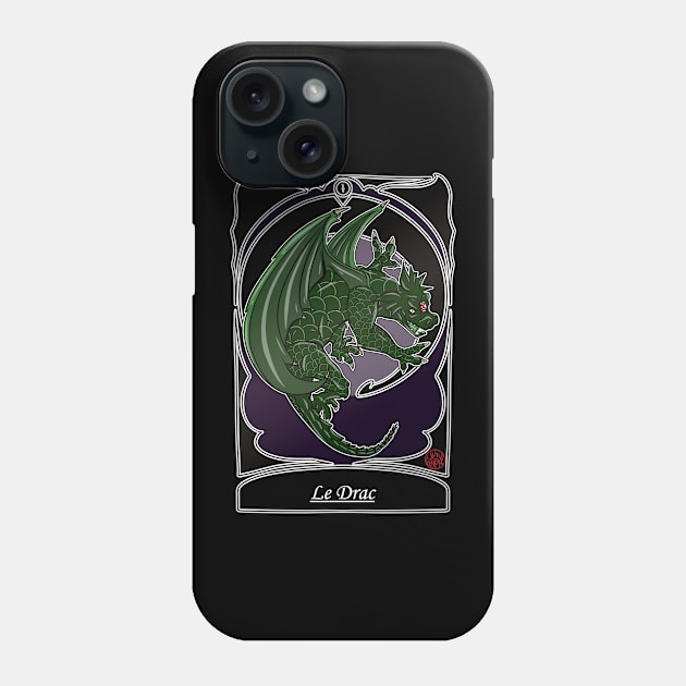 Le Drac - folklore Alpes Provence Auvergne Phone Case by Ukiyograph