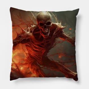 Diablo Necromancer Skeleton Minion Pillow