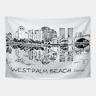 West Palm Beach - Florida Tapestry