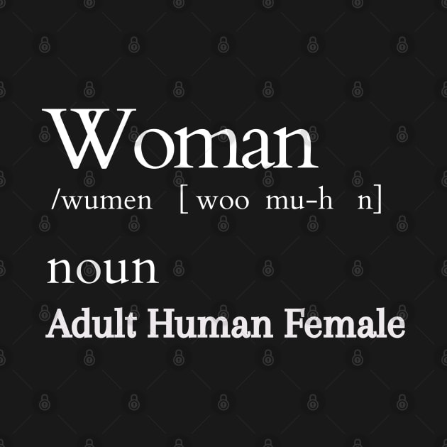 Adult-human-female by Funny sayings