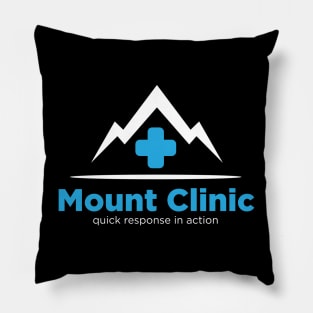mount clinic service simple modern for medical service on the mount Pillow