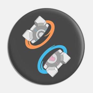 Portal Cubes Pin