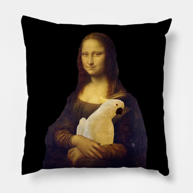 monalisa had a cockatoo Pillow by FandomizedRose