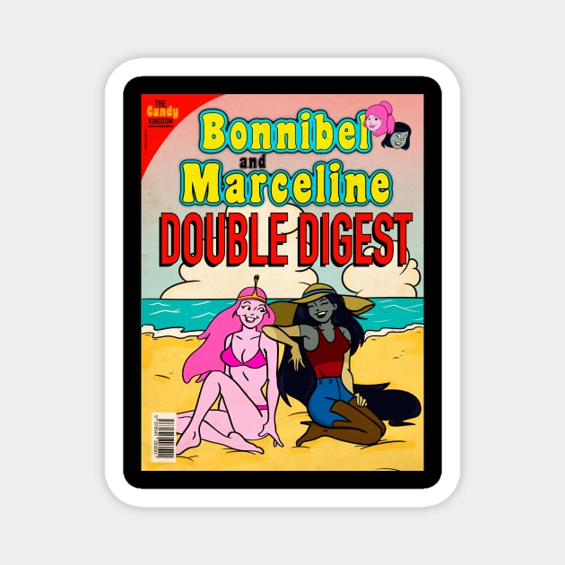 Bonnibel and Marceline Magnet by kvothewordslinger