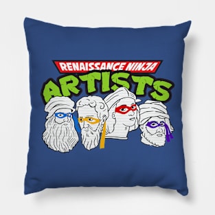 Renaissance ninja artists Pillow