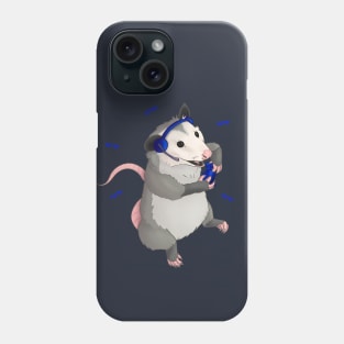 Possum playing video games Phone Case