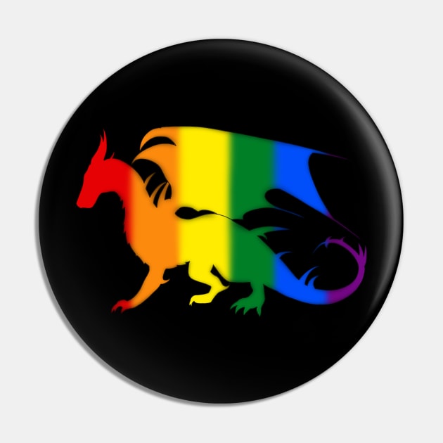 Pride Dragon Pin by Not Like The Otters