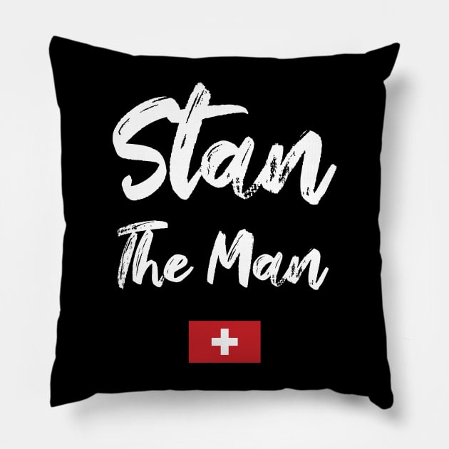 Stan The Man Pillow by Mollie