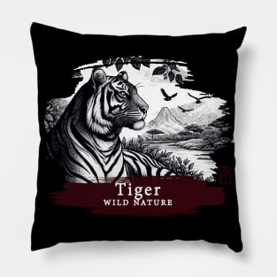 Tiger- WILD NATURE - TIGER-3 Pillow