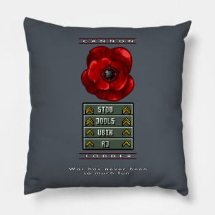 Cannon Fodder Pillow