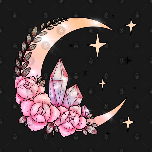 Moon & Crystals by chiaraLBart