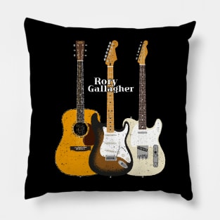 Rory Gallagher Guitars Pillow