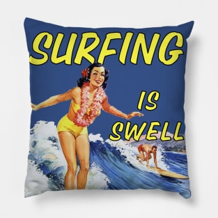 Lispe Surfing is Swell Pillow