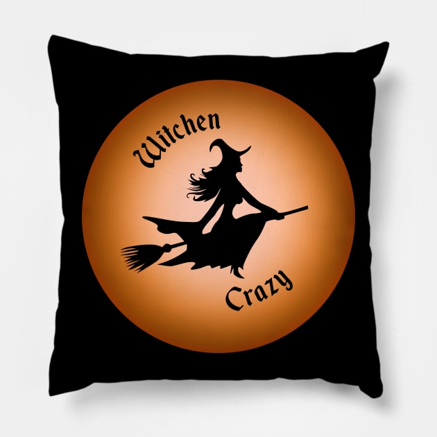 Witch Crazy Pillow by JAC3D