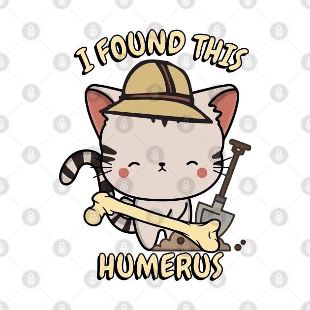 Funny cat is an archaeologist by Pet Station