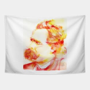 FRIEDRICH NIETZSCHE watercolor portrait.3 Tapestry