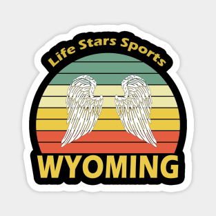 Wyoming Retro Magnet