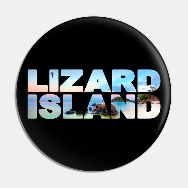 LIZARD ISLAND - North Queensland Australia Sunset Pin by TouristMerch