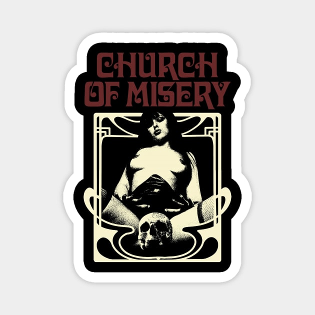 Church Of Misery Band Magnet by Aleey