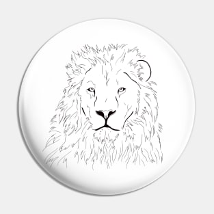Lion face Pin