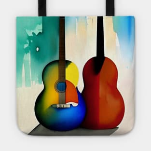 Two acoustic guitars Tote