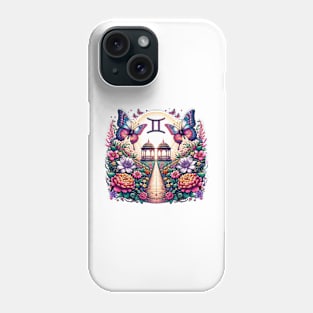 Gemini’s Garden of Symmetry Phone Case