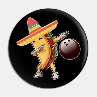 Dabbing bowling taco dab Pin