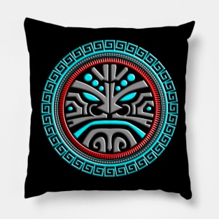 POLYNESIAN MASK 5 Pillow