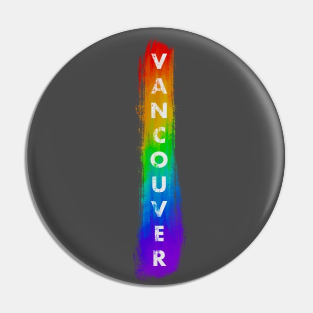 Vancouver - LGBTQ Pin by Tanimator