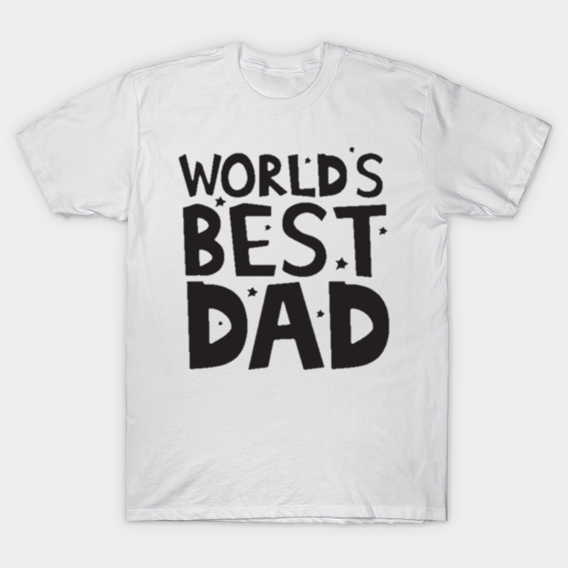 worlds best dad t shirt